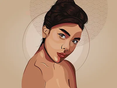 Asian beauty bookillustration cover design cover illustration design female femaleillustration flat design flatdesign graphic design illustration