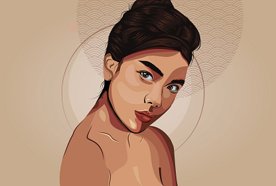 Asian beauty bookillustration cover design cover illustration design female femaleillustration flat design flatdesign graphic design illustration