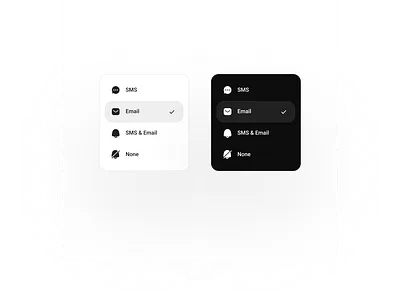 UI selector app design element interface mobile app saas selector ui ux web app