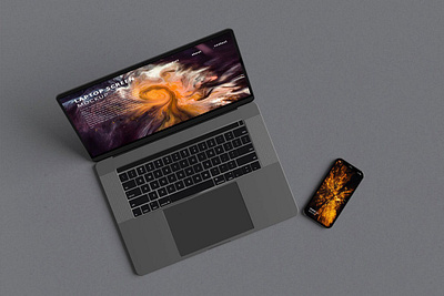 Laptop & Smartphone Mockup abstract clean device display laptop mac macbook mockup phone phone mockup presentation realistic simple smartphone theme ui ux web webpage website