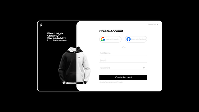 Login page branding graphic design ui