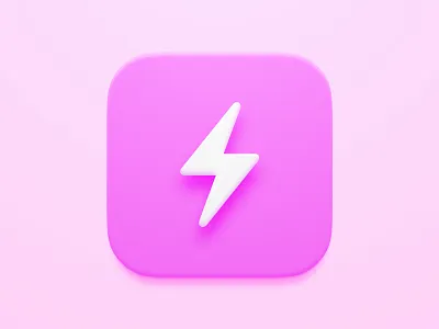 Lightning icon app branding design icon illustration logo ui vector