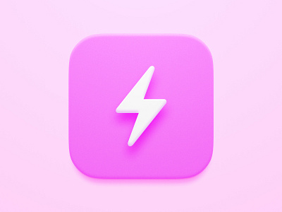 Lightning icon app branding design icon illustration logo ui vector