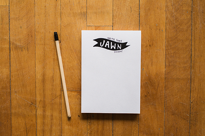 Write that Jawn Down Notepad design doodle illustration illustrator jawn lettering notebook notepad notepads online shop paper paper goods philadelphia philly phl product small business stationery typography