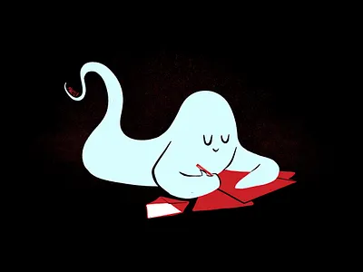 Past aughost aughostus gloom character character design communication design illustration letters mid century retro vintage