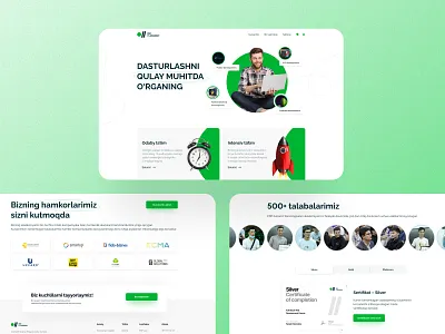 PDP IT-ACADEMY Redesign website design figma ui ux uxui webdesign