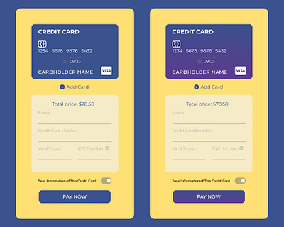 Credit card checkout page credit card dailyui mobile ui ux uxui