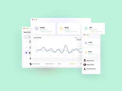 Designelements for a website branding motion graphics ui