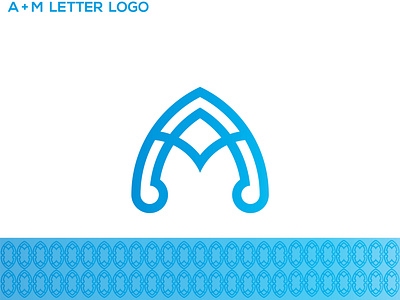 A M LETTER LOGO branding businesscard design graphic design illustration logo t shirt