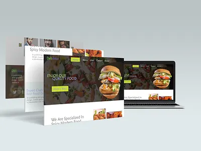 Restrurent Website best ui design design graphic design illustration logo photoshop design ui ui design ui design project ux