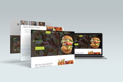 Restrurent Website best ui design design graphic design illustration logo photoshop design ui ui design ui design project ux