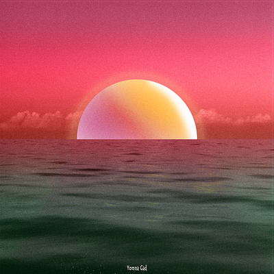 A dreamy sunset illustrations photoshop sunsets