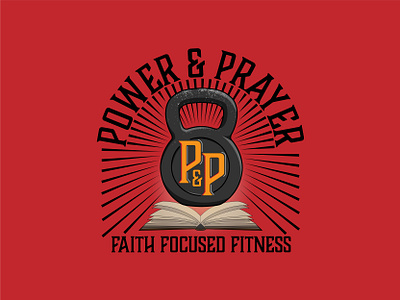 Branding for Power & Prayer badge badgedesign design fitness health illustration japan logo logodesign osaka vintage