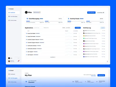 Dashboard Redesign chat dashboard product redesign ui ux