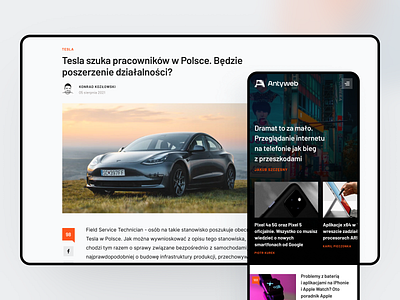 Redesign for Antyweb agency antyweb clean design designers desktop mobile news polish redesign service tech technews ui uidesign userinterface website