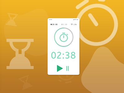 Timer UI dailyui dailyui014 timer uiux