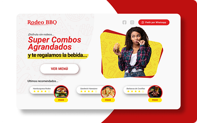 Home Rodeo BBQ Restaurant app branding design graphic design illustration logo ui ux vector