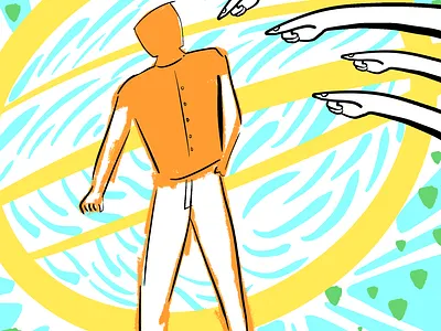 Guilt. animation design illustration illustrator procreate