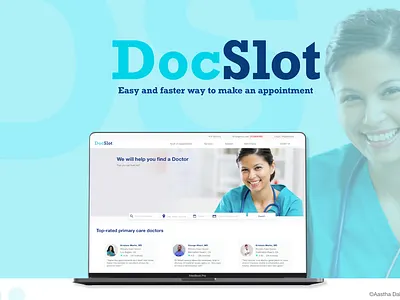 DocSlot - A case study on doctor appointment adobe xd casestudy docslot uxui design web design