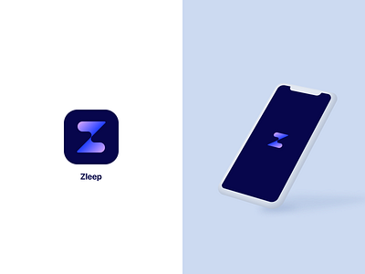 App Icon UI Concept 005 app branding challenge dailyui design icon logo minimal product screen sleeping uiux