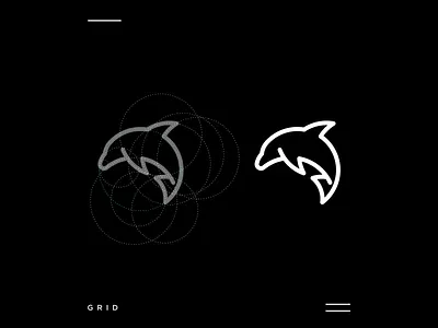 Dolphino animal animation apparel brand logo branding company creativelogo design dolphin graphic design grid icon illustration logo logo grid logoconcept modern motion graphics simple ui