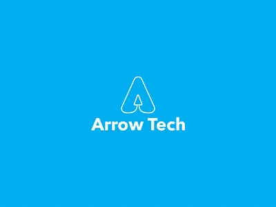 Arrow Tech a letter arrow arrow tech creative logo logo design logo maker minimalist logo modern negative space symbol technology