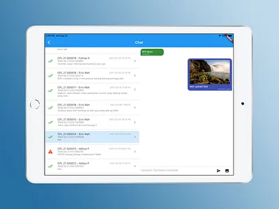 Warehouse Chat Messaging App chat app flutter messaging app mobile ui ui design uiux ux