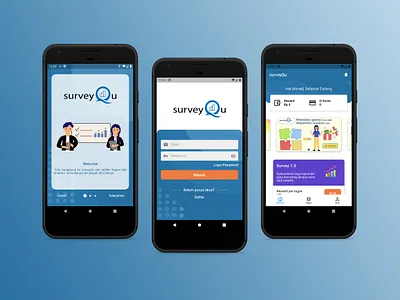 UI/UX Design - Survey App flutter mobile apps quiz app survey app ui uiux desing ux