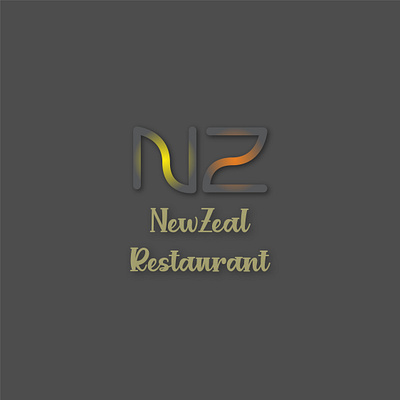 NewZeal Restaurant Logo branding design illustration logo vector