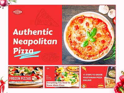 Pizza Bien - Modern Blog Image Design agency blog blogimage branding colorful design design inspiration image