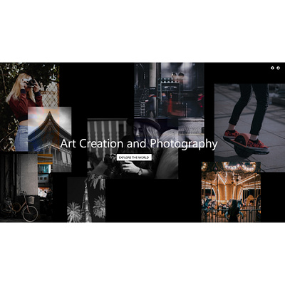 Art Creation & Photography adobe xd design hero section illustration ui ux