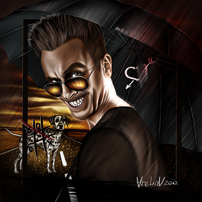 Preacher Fan Art art chaos dalmatian dog dc comics vertigo desert dominic cooper graphic design illustration irish vampire jesse custer joseph gilgun movie character portrait preacher tv series ruth negga seth rogen tulip ohare