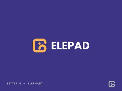 G Letter + Elephant best logo design brand brand identity branding branding agency creativelogo ecommerce elephant g elephant logo g letter g logo icon lettermark logo logo design logo folio logo trends 2021 modern logo modern minimalist logo monogram logo