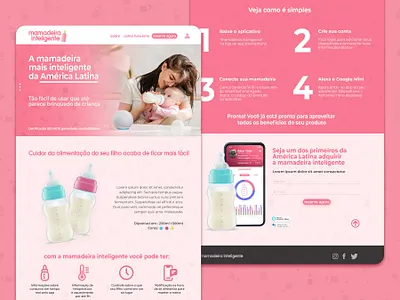 Smart Bottle Landing page alexa branding graphic design landing page logo smart ui ux