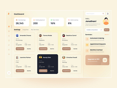 Healthcare Admin Panel Design adobe xd branding clinic crm dashboard dashboard ui design health app healthcare hospital hospital management interface landing page medical app patient ui user experience design user interface ux webapp