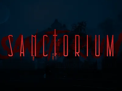 Sanctorium – Game Logo brand branding design game game logo gaming logo logotype simplistic