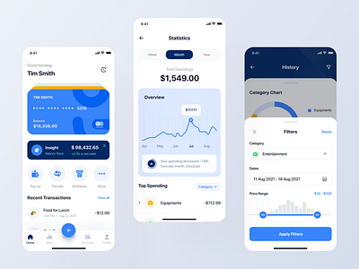 Paypay - Mobile App bank banking branding clean design ewallet finance fintech ios mobile mobile app money transaction ui ui8 uidesign uikit ux uxdesign wallet