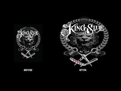 King Side Logo branding design graphic design illustration lineart logo recreate ui vector vectorart