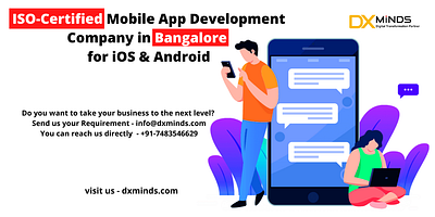 Mobile App Development Company in Bangalore for iOS & Android branding