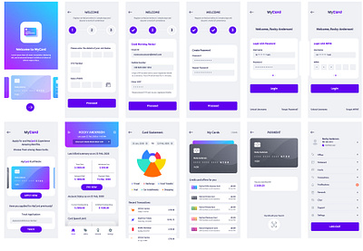 Credit card spend analysis and payment details app design illustration ui ui design ux
