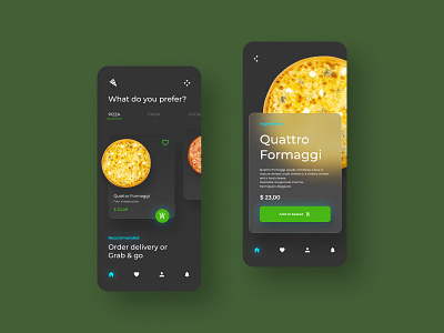 Pizza delivery app design graphic design logo typography ui ux