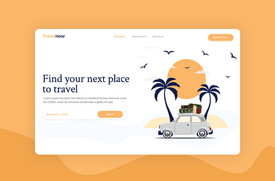 Travelnow Landing Page design free landing page illustration landing page landing pages travel travel landing page travel page travel ux travel website ui ux website websitedesign