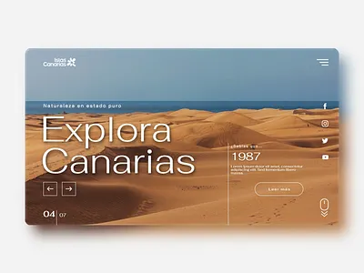 Canary Islands' tourism website 01 design graphic design ui ux web design webdesign