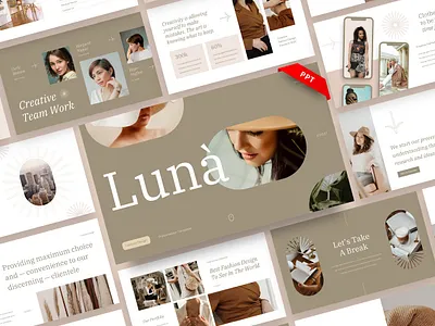 Lunà - Creative Multipurpose Template clean colorful company corporate google slides keynote modern multipurpose multipurpose template photography pitch deck portfolio powerpoint presentation studio template unique web design web development website