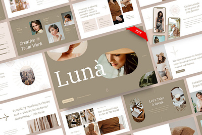 Lunà - Creative Multipurpose Template clean colorful company corporate google slides keynote modern multipurpose multipurpose template photography pitch deck portfolio powerpoint presentation studio template unique web design web development website