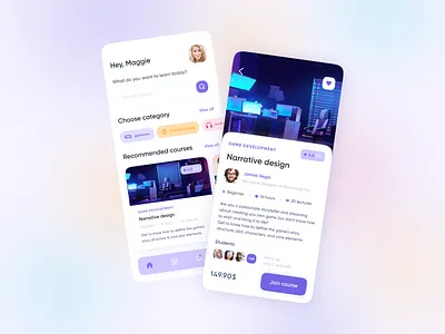 StudyUP - Courses & Learning iOS Application 📚 concept concept design coursesapp gaming ios product design studyapp ui ui design