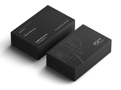 GROWTH - business card for industrial company architecture branding business card construction design graphic design illustration logo minimal minimalist ui
