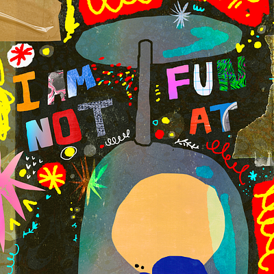 Not fun at parties collage colourful digital art digital collage digital illustration doddle art dog doodle doodle artist doodleart illustration illustration art
