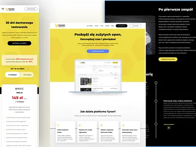 Tyron - landing branding landing product design ux ui
