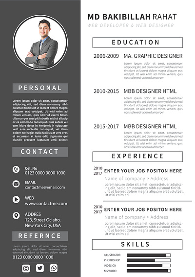 RESUME DESIGN 2021 2021 design black cv design cv template font graphic design grey illustrator lettering modern design resume simple standard typography unique